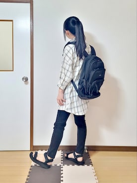 文さん（レディース・153cm）の春コーディネート