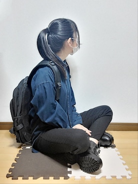 文さん（レディース・153cm）の春コーディネート