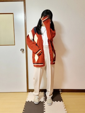 文さん(レディース・153cm)の冬コーディネート