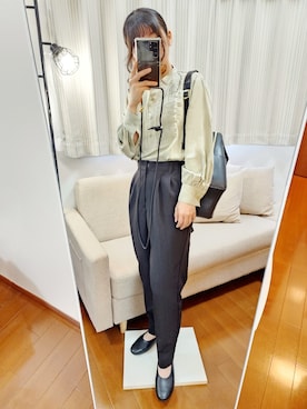 文さん（レディース・153cm）の春コーディネート