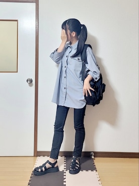 文さん（レディース・153cm）の夏コーディネート