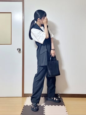 文さん(レディース・153cm)の夏コーディネート