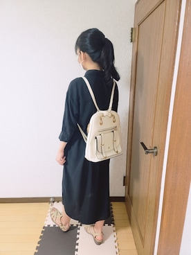 「うしろ姿」｜文さん（レディース・153cm）の夏コーディネート