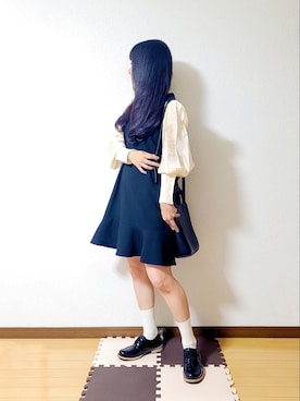 文さん（レディース・153cm）の秋コーディネート