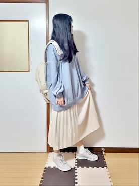 文さん（レディース・153cm）の春コーディネート