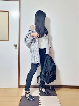 文さん（レディース・153cm）の夏コーディネート