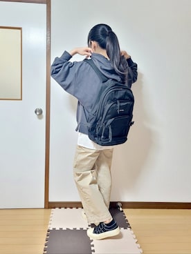 文さん（レディース・153cm）の春コーディネート