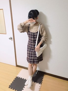 文さん(レディース・153cm)の夏コーディネート