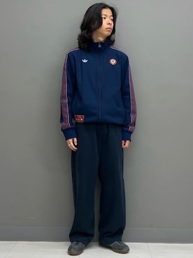 「アイテム（ジャージ）」を使った、ESさん（メンズ・165cm）の秋コーディネート