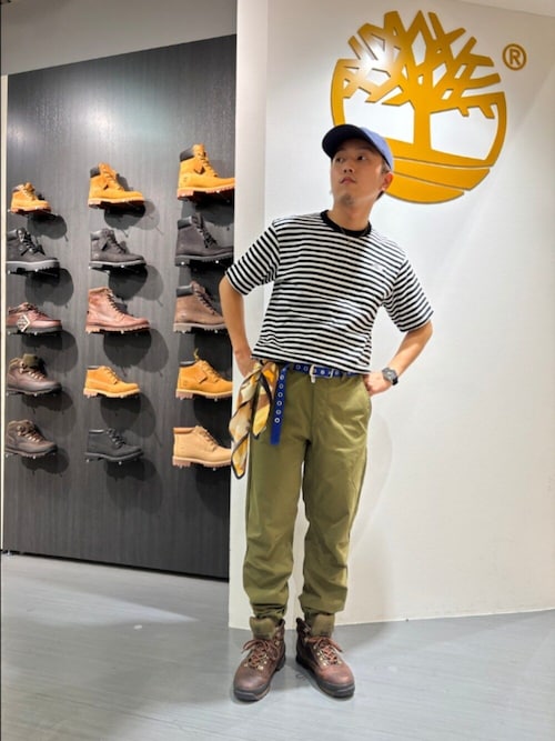 Timberland キャップ 帽子 オールジェンダー コットン