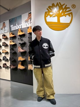 「アイテム（その他アウター）」を使った、Timberlandなんばパークスさん（メンズ・160cm）の秋コーディネート