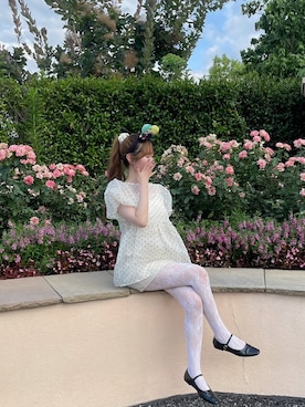 「アイテム（タイツ/ストッキング）」を使った、3boさん（レディース・158cm）の夏コーディネート