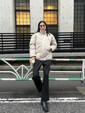 「インスタグラムもみてね」｜MISAKIさん（レディース・174cm）の冬コーディネート