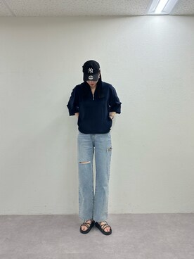 「アノラック」｜MISAKIさん（レディース・174cm・20代）の春コーディネート