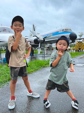 POKU✳︎さん（キッズ・120cm）の夏コーディネート