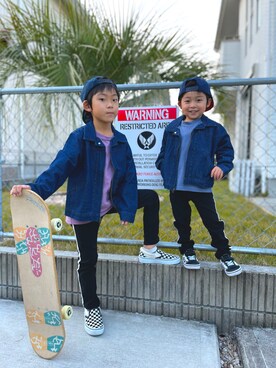 POKU✳︎さん（キッズ・120cm）の秋コーディネート