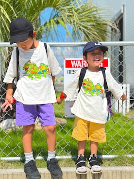 POKU✳︎さん(キッズ・120cm)の夏コーディネート