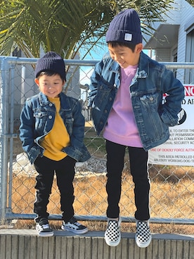 POKU✳︎さん（キッズ・120cm）の冬コーディネート