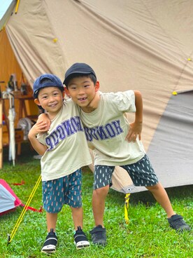 POKU✳︎さん(キッズ・120cm)の夏コーディネート