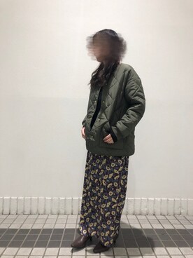 「テチチ(Te chichi)」｜「アイテム（ノーカラーコート）」を使った、Manamiさん（レディース・160cm）の秋コーディネート