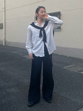 「INTER FACTORY（インターファクトリー）のアイテム（アクセサリー）」を使った、はると / プチプラ×差別化・一癖さん（メンズ・166cm）の春コーディネート