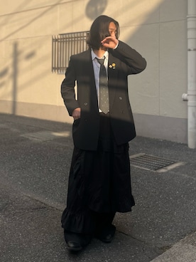 「INTER FACTORY（インターファクトリー）のアイテム」を使った、はると / プチプラ×差別化・一癖さん（メンズ・166cm）の冬コーディネート