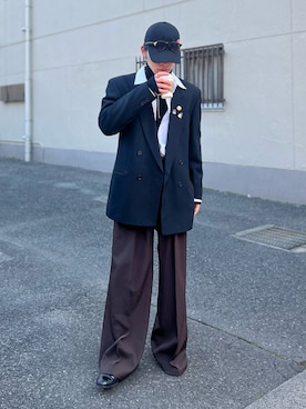 「INTER FACTORY（インターファクトリー）のアイテム」を使った、はると / プチプラ×差別化・一癖さん（メンズ・166cm）の冬コーディネート