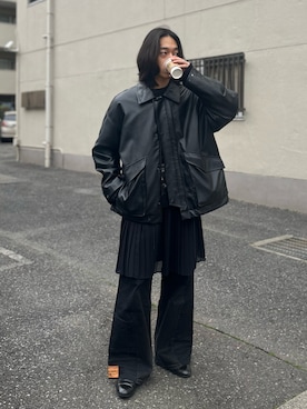 「favclo.（ファブクロ）のアイテム」を使った、はると / プチプラ×差別化・一癖さん（メンズ・166cm）の春コーディネート