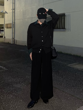 「GU（ジーユー）のアイテム（帽子）」を使った、はると / プチプラ×差別化・一癖さん（メンズ・166cm）の春コーディネート