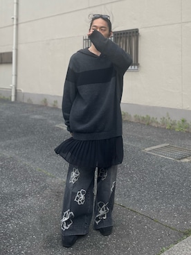 「INTER FACTORY（インターファクトリー）のアイテム（アクセサリー）」を使った、はると / プチプラ×差別化・一癖さん（メンズ・166cm）の春コーディネート