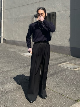 「INTER FACTORY（インターファクトリー）のアイテム（アクセサリー）」を使った、はると / プチプラ×差別化・一癖さん（メンズ・166cm）の春コーディネート