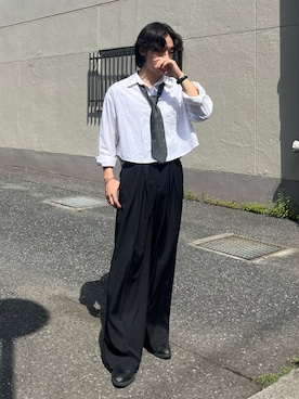 「アイテム（ネクタイ）」を使った、はると / プチプラ×差別化・一癖さん（メンズ・166cm）の秋コーディネート