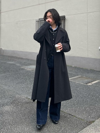 WYM LIDNM（ウィム バイ リドム）の「SMOOTH HERRINGBONE MAXI OVER