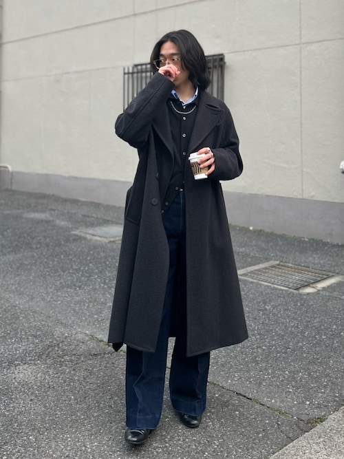 WYM LIDNM（ウィム バイ リドム）の「SMOOTH HERRINGBONE MAXI OVER