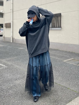 「GU（ジーユー）のアイテム（キャップ）」を使った、はると / プチプラ×差別化・一癖さん（メンズ・166cm）の春コーディネート