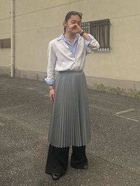 「INTER FACTORY（インターファクトリー）のアイテム（アクセサリー）」を使った、はると / プチプラ×差別化・一癖さん（メンズ・166cm）の春コーディネート