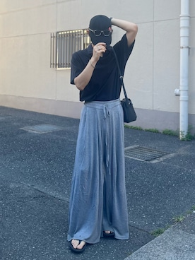 「アイテム（キャップ）」を使った、はると / プチプラ×差別化・一癖さん（メンズ・166cm・10代）の夏コーディネート