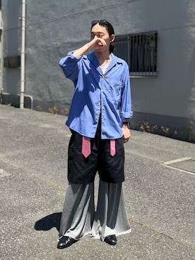 「INTER FACTORY（インターファクトリー）のアイテム」を使った、はると / プチプラ×差別化・一癖さん（メンズ・166cm）の春コーディネート