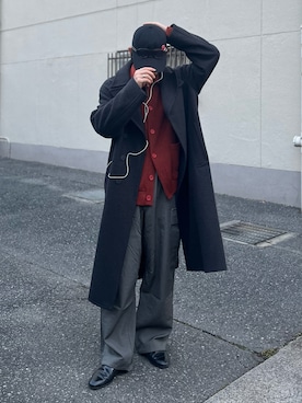 「GU（ジーユー）のアイテム（キャップ）」を使った、はると / プチプラ×差別化・一癖さん（メンズ・166cm）の冬コーディネート