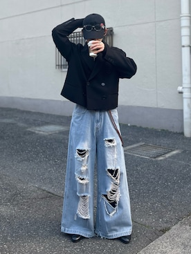 「chuclla（チュクラ）のアイテム」を使った、はると / プチプラ×差別化・一癖さん（メンズ・166cm）の春コーディネート