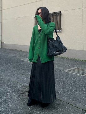 「アイテム（スカート）」を使った、はると / プチプラ×差別化・一癖さん（メンズ・166cm）の春コーディネート