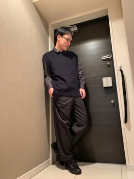 ベストを使った 無印良品 のメンズ人気ファッションコーディネート Wear
