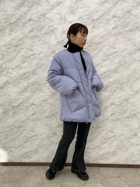 HIRAI RINAさん（レディース・153cm）の冬コーディネート