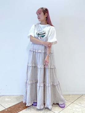 「春ワンピ」｜ヒムロさん（レディース・150cm）の春コーディネート