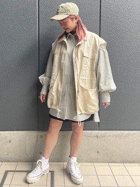 ヒムロさん（レディース・150cm）の春コーディネート