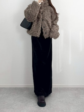 「アイテム（ワンピース/ドレス）」を使った、kokoさん（レディース・158cm）の冬コーディネート