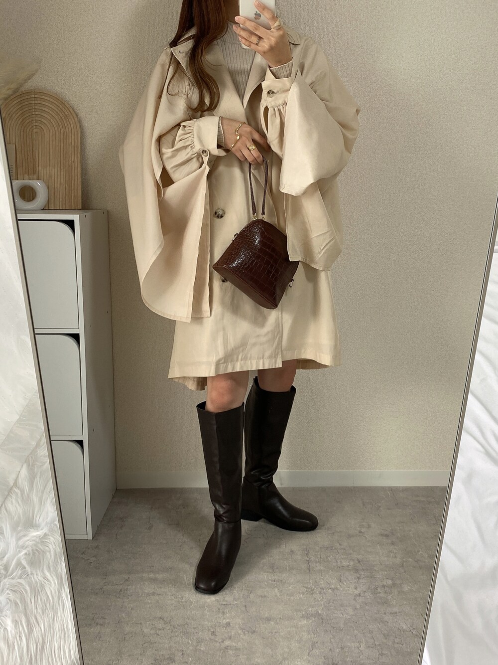 Amiur（エミレ）の「wave design short coat（その他アウター）」 - WEAR