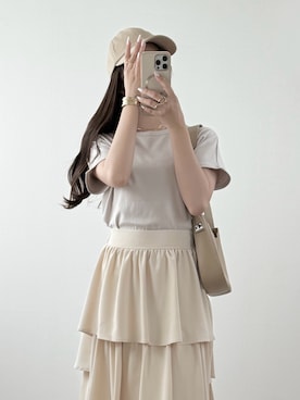「Per sist ence（パーシエンス）のアイテム」を使った、kokoさん（レディース・158cm）の夏コーディネート