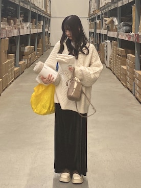 「新年一発目」｜「アイテム（バッグ）」を使った、ゆうかさん（レディース・160cm）の冬コーディネート