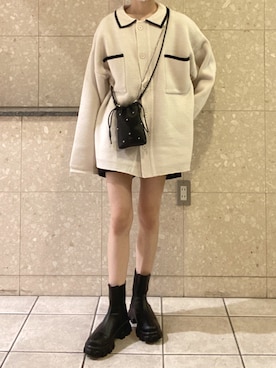 ゆうかさん（レディース・160cm）の春コーディネート